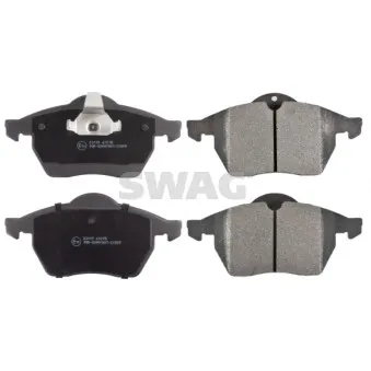 Jeu de 4 plaquettes de frein avant SWAG OEM 1605912