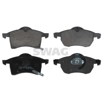Jeu de 4 plaquettes de frein avant SWAG OEM 1605035