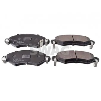 Jeu de 4 plaquettes de frein avant SWAG 40 91 6387 pour KIA OPTIMA 1.3 CDTi - 69cv