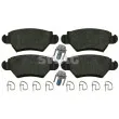 SWAG 40 91 6445 - Jeu de 4 plaquettes de frein arrière