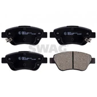 Jeu de 4 plaquettes de frein avant SWAG OEM 77364517