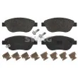SWAG 40 91 6630 - Jeu de 4 plaquettes de frein avant