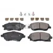 SWAG 40 91 6748 - Jeu de 4 plaquettes de frein avant