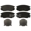 SWAG 40 91 6895 - Jeu de 4 plaquettes de frein avant
