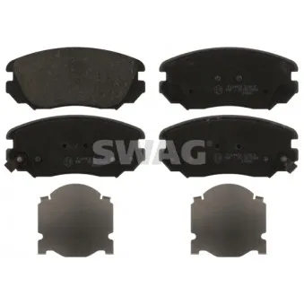 Jeu de 4 plaquettes de frein avant SWAG OEM 1605624