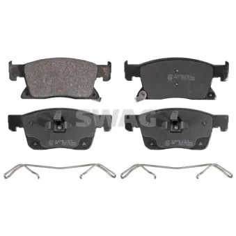 Jeu de 4 plaquettes de frein avant SWAG OEM 95526567