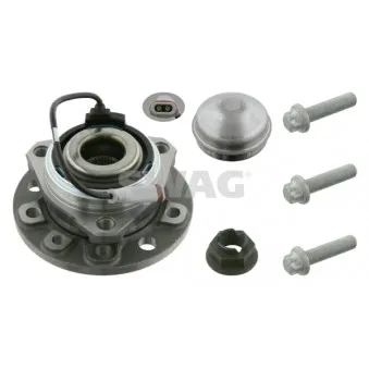 Roulement de roue avant SWAG 40 92 7386 pour OPEL ASTRA 1.7 CDTI - 80cv