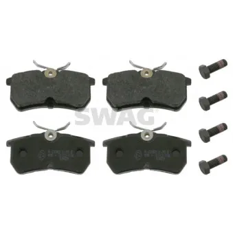 Jeu de 4 plaquettes de frein arrière SWAG OEM 1802317