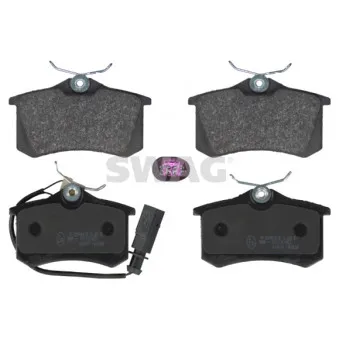 Jeu de 4 plaquettes de frein arrière SWAG OEM 1133448