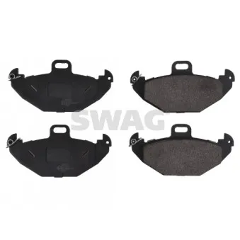 Jeu de 4 plaquettes de frein arrière SWAG OEM 7701205491