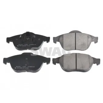 Jeu de 4 plaquettes de frein avant SWAG OEM 410607716R