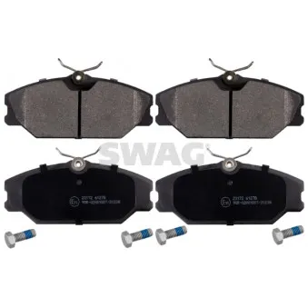 Jeu de 4 plaquettes de frein avant SWAG 60 91 6429 pour RENAULT MEGANE 2.0 16V IDE - 140cv