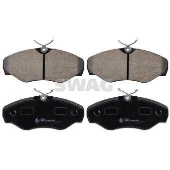 Jeu de 4 plaquettes de frein avant SWAG OEM 4106000QAE