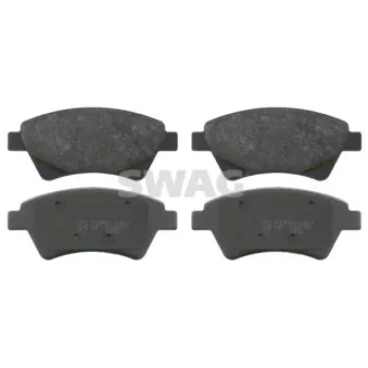 Jeu de 4 plaquettes de frein avant SWAG OEM 7701209444