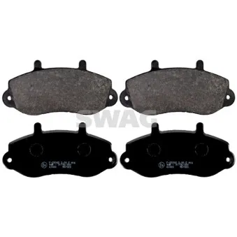 Jeu de 4 plaquettes de frein avant SWAG OEM 4502797