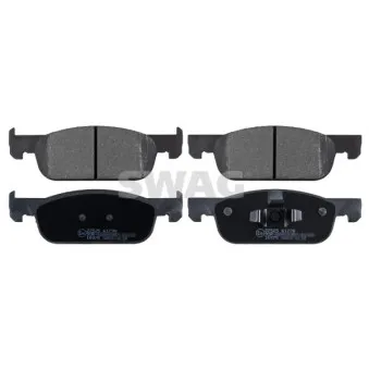 Jeu de 4 plaquettes de frein avant SWAG OEM 410604682R