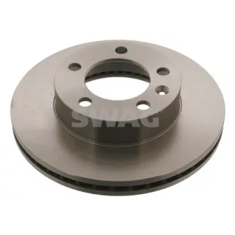 Jeu de 2 disques de frein avant SWAG 60 93 9346 pour PEUGEOT 405 2.3 CDTI [RWD] - 150cv