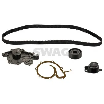 Pompe à eau + kit de courroie de distribution SWAG OEM 7701469821