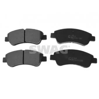 Jeu de 4 plaquettes de frein avant SWAG OEM 1613193280