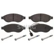 SWAG 62 91 6716 - Jeu de 4 plaquettes de frein avant
