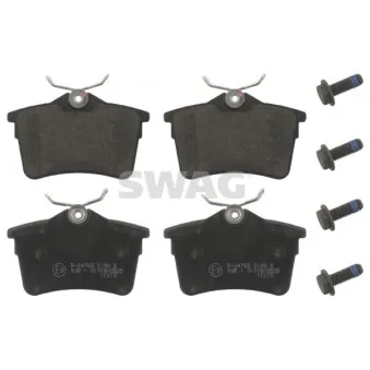 Jeu de 4 plaquettes de frein arrière SWAG OEM 425415