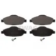 SWAG 62 91 6844 - Jeu de 4 plaquettes de frein avant
