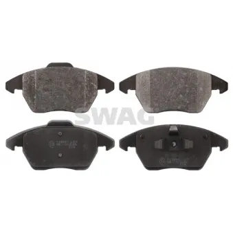 Jeu de 4 plaquettes de frein avant SWAG OEM 1609987980
