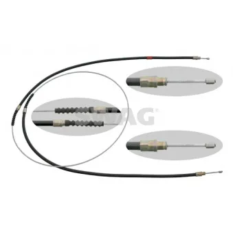 Tirette à câble, frein de stationnement SWAG 62 91 7903 pour FIAT DUCATO 2.5 TD - 116cv