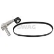 SWAG 64 10 7424 - Jeu de courroies trapézoïdales à nervures