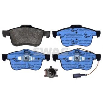 Jeu de 4 plaquettes de frein avant SWAG OEM 095518217