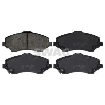 Jeu de 4 plaquettes de frein avant SWAG OEM 68029264AB