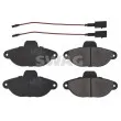 Jeu de 4 plaquettes de frein avant SWAG [70 91 6084]