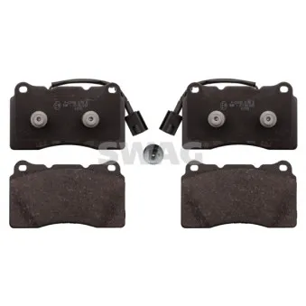 Jeu de 4 plaquettes de frein avant SWAG OEM 77365490