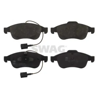 Jeu de 4 plaquettes de frein avant SWAG OEM 77365355