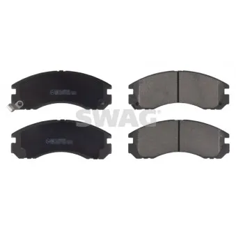 Jeu de 4 plaquettes de frein avant SWAG OEM MR129104