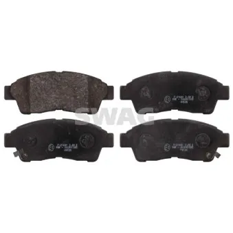 Jeu de 4 plaquettes de frein avant SWAG 81 91 6616 pour TOYOTA CARINA 1.6 - 106cv