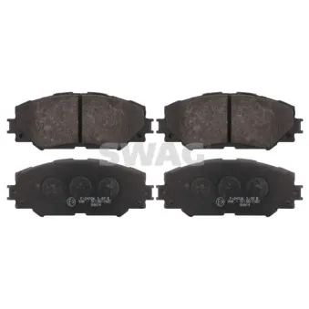 Jeu de 4 plaquettes de frein avant SWAG OEM 0446502220