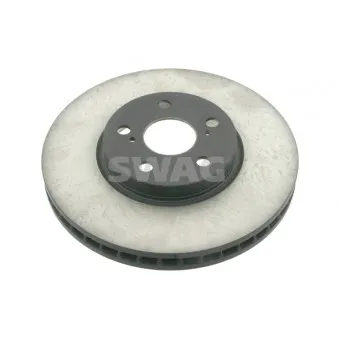 Jeu de 2 disques de frein avant SWAG 81 92 7236 pour TOYOTA AVENSIS 2.0 D - 83cv