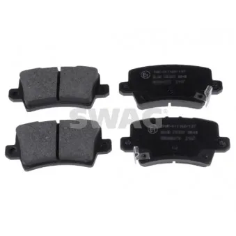 Jeu de 4 plaquettes de frein arrière SWAG OEM 43224SMGE01