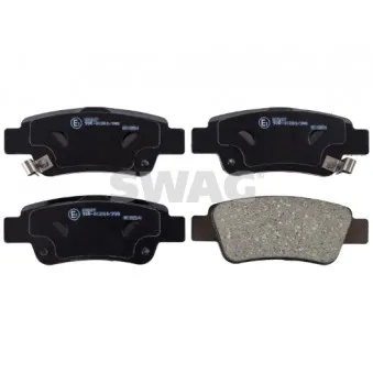 Jeu de 4 plaquettes de frein arrière SWAG OEM 43022SWWG03