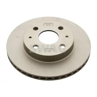 Jeu de 2 disques de frein avant SWAG 88 92 8443 pour DAIHATSU YRV 1.3 - 87cv