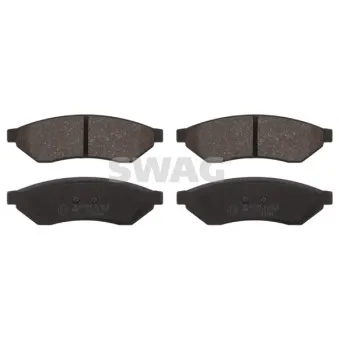 Jeu de 4 plaquettes de frein arrière SWAG OEM 96496763