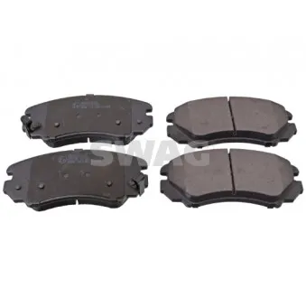 Jeu de 4 plaquettes de frein avant SWAG OEM 581013ka01