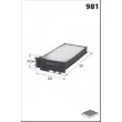 MECAFILTER EKR7235 - Filtre, air de l'habitacle