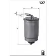 MECAFILTER ELG5296 - Filtre à carburant