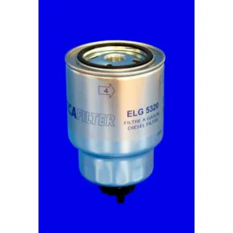Filtre à carburant MECAFILTER ELG5320 pour NISSAN ATLEON 120,56 - 118cv