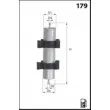 MECAFILTER ELG5460 - Filtre à carburant