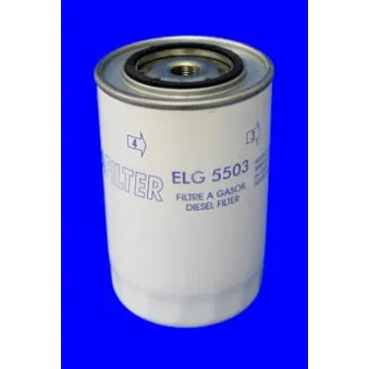 Filtre à carburant MECAFILTER ELG5503 pour IVECO P/PA 330-36 HT - 360cv
