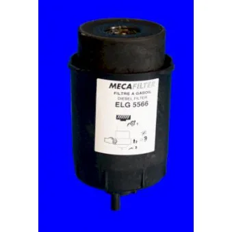 Filtre à carburant MECAFILTER ELG5566 pour JOHN DEERE Series 6 6330 - 105cv
