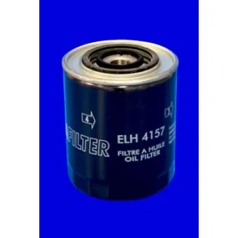 Filtre à huile MECAFILTER ELH4157 pour MULTICAR M26 2,8 - 106cv
